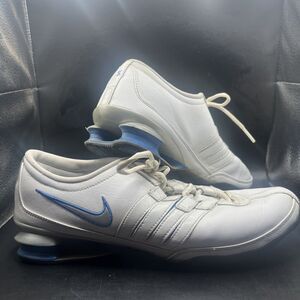 Nike Shox 2007 White Blue Women’s‎ Size 8 Athletic Running Shoes 316571-101